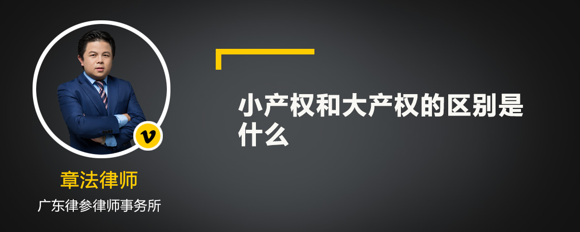小產(chǎn)權和大產(chǎn)權的區(qū)別是什么
