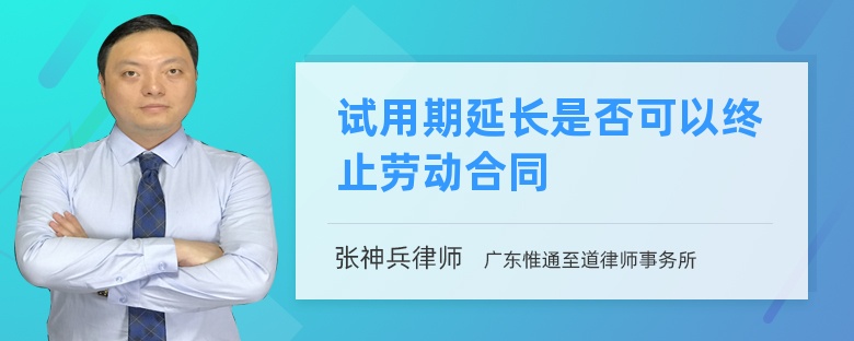 試用期延長是否可以終止勞動合同