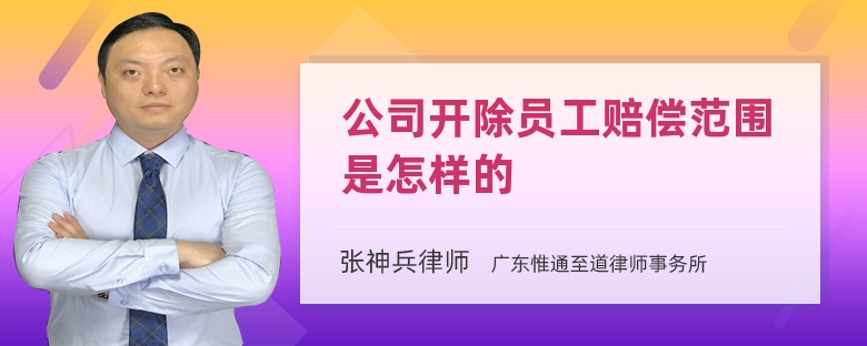 公司開(kāi)除員工賠償范圍是怎樣的