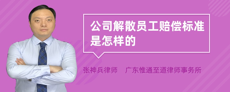 公司解散員工賠償標(biāo)準(zhǔn)是怎樣的