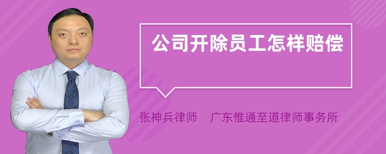 公司開除員工怎樣賠償