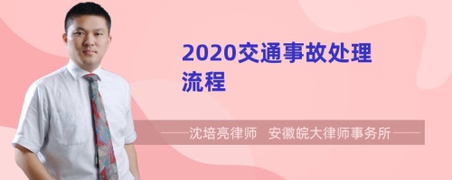 2020交通事故處理流程