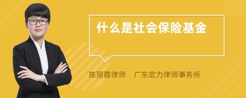 什么是社會保險基金