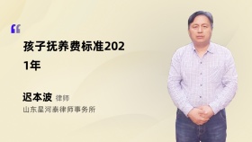 孩子抚养费标准2021年