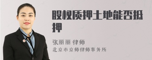 股權(quán)質(zhì)押土地能否抵押