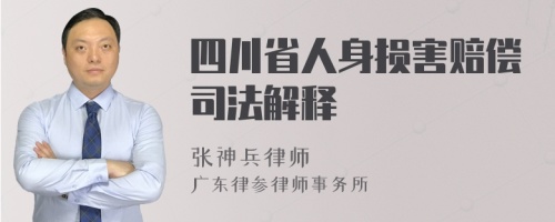 四川省人身損害賠償司法解釋