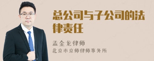 总公司与子公司的法律责任