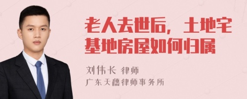 老人去世后，土地宅基地房屋如何歸屬