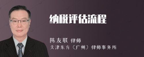 納稅評(píng)估流程