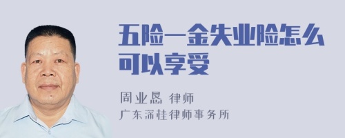五險(xiǎn)一金失業(yè)險(xiǎn)怎么可以享受