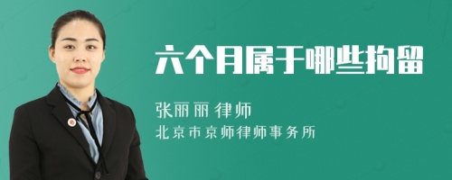 六個月屬于哪些拘留