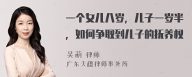 一個(gè)女兒八歲，兒子一歲半，如何爭(zhēng)取到兒子的撫養(yǎng)權(quán)