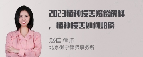 2023精神損害賠償解釋，精神損害如何賠償