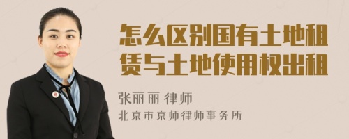 怎么區(qū)別國(guó)有土地租賃與土地使用權(quán)出租