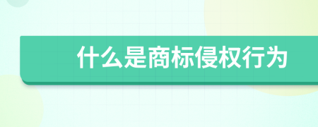 什么是商標(biāo)侵權(quán)行為