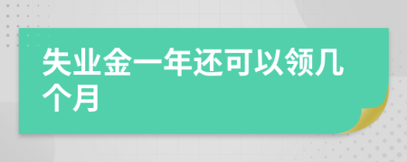 失業(yè)金一年還可以領(lǐng)幾個月
