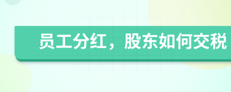 員工分紅，股東如何交稅