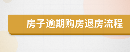 房子逾期購房退房流程