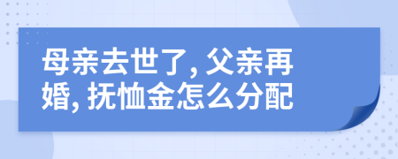 母親去世了, 父親再婚, 撫恤金怎么分配