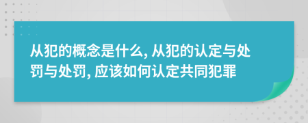 從犯的概念是什么, 從犯的認(rèn)定與處罰與處罰, 應(yīng)該如何認(rèn)定共同犯罪