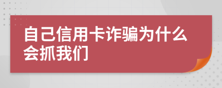 自己信用卡詐騙為什么會抓我們