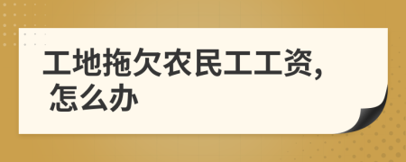工地拖欠農(nóng)民工工資, 怎么辦