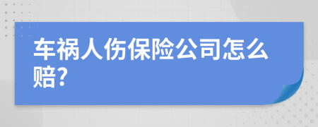 車禍人傷保險公司怎么賠?