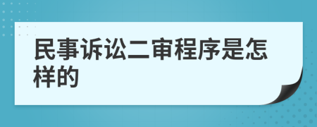 民事訴訟二審程序是怎樣的