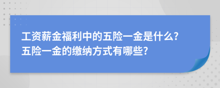 工資薪金福利中的五險(xiǎn)一金是什么? 五險(xiǎn)一金的繳納方式有哪些?