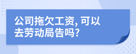 公司拖欠工資, 可以去勞動(dòng)局告嗎?