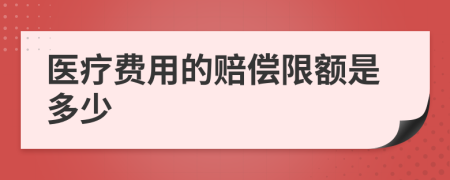 醫(yī)療費(fèi)用的賠償限額是多少