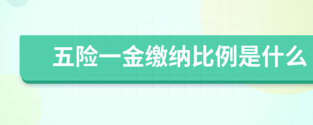 五險一金繳納比例是什么
