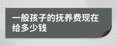 一般孩子的撫養(yǎng)費現(xiàn)在給多少錢