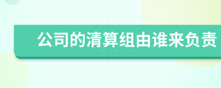 公司的清算組由誰來負(fù)責(zé)