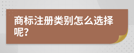 商標(biāo)注冊類別怎么選擇呢?