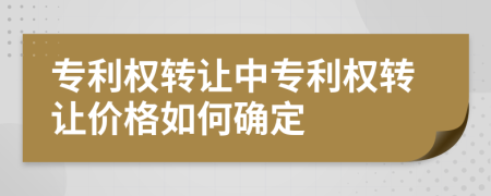 專利權(quán)轉(zhuǎn)讓中專利權(quán)轉(zhuǎn)讓價(jià)格如何確定