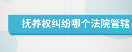 撫養(yǎng)權(quán)糾紛哪個(gè)法院管轄
