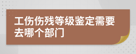 工傷傷殘等級鑒定需要去哪個部門