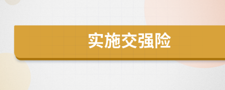 實施交強險