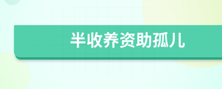 半收養(yǎng)資助孤兒