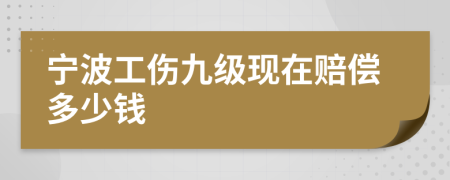 寧波工傷九級(jí)現(xiàn)在賠償多少錢