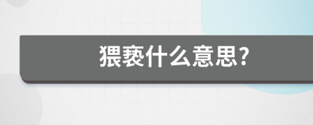 猥褻什么意思?