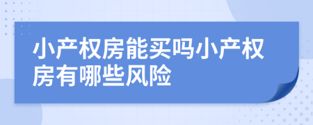 小產(chǎn)權(quán)房能買(mǎi)嗎小產(chǎn)權(quán)房有哪些風(fēng)險(xiǎn)