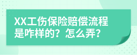XX工傷保險賠償流程是咋樣的？怎么弄？