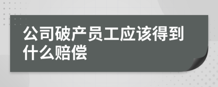公司破產(chǎn)員工應(yīng)該得到什么賠償