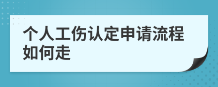 個人工傷認定申請流程如何走