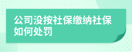 公司沒按社保繳納社保如何處罰