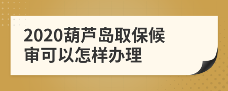 2020葫蘆島取保候?qū)徔梢栽鯓愚k理