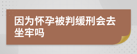 因為懷孕被判緩刑會去坐牢嗎