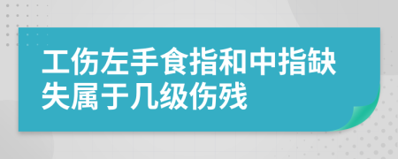 工傷左手食指和中指缺失屬于幾級(jí)傷殘